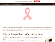Tablet Screenshot of aidsfond.se